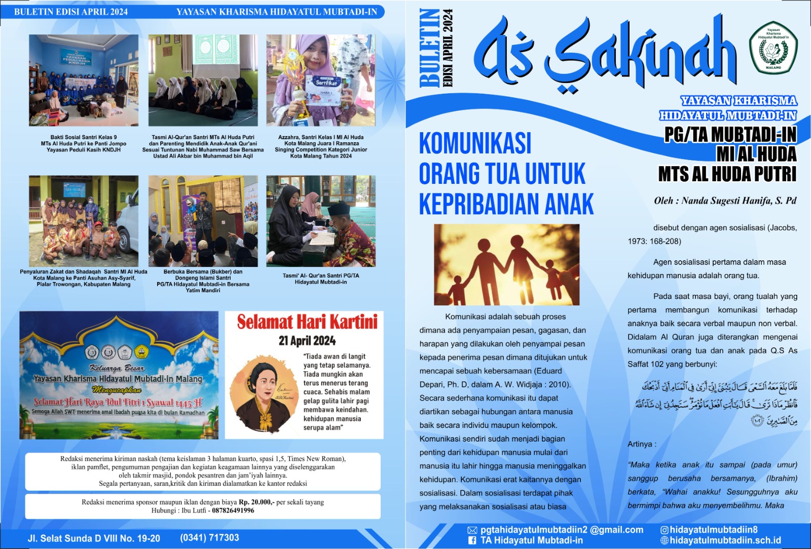 Buletin As-Sakinah Edisi April 2024
